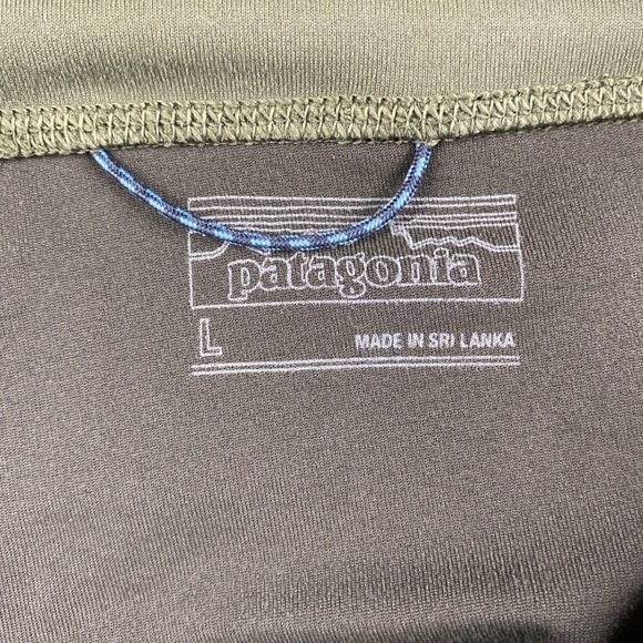 Patagonia Pack Out Tights Womens L Basin Green Hiking Leggings Pockets 21995 - Picture 2 of 10